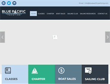 Tablet Screenshot of bluepacificboating.com